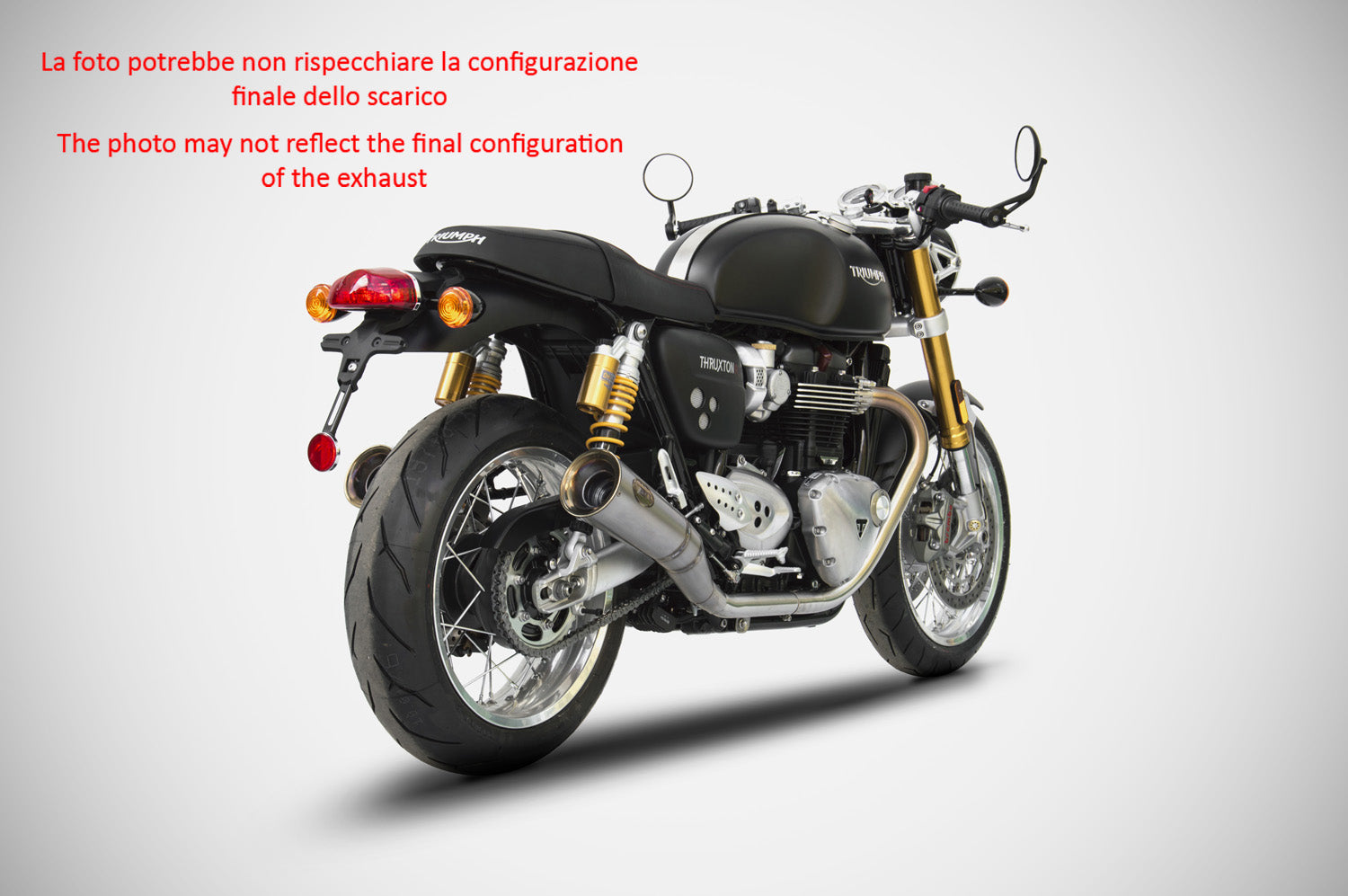 SILENCER EXHAUST ZARD STEEL CONICAL RACING TRIUMPH THRUXTON 1200 R 2017-20