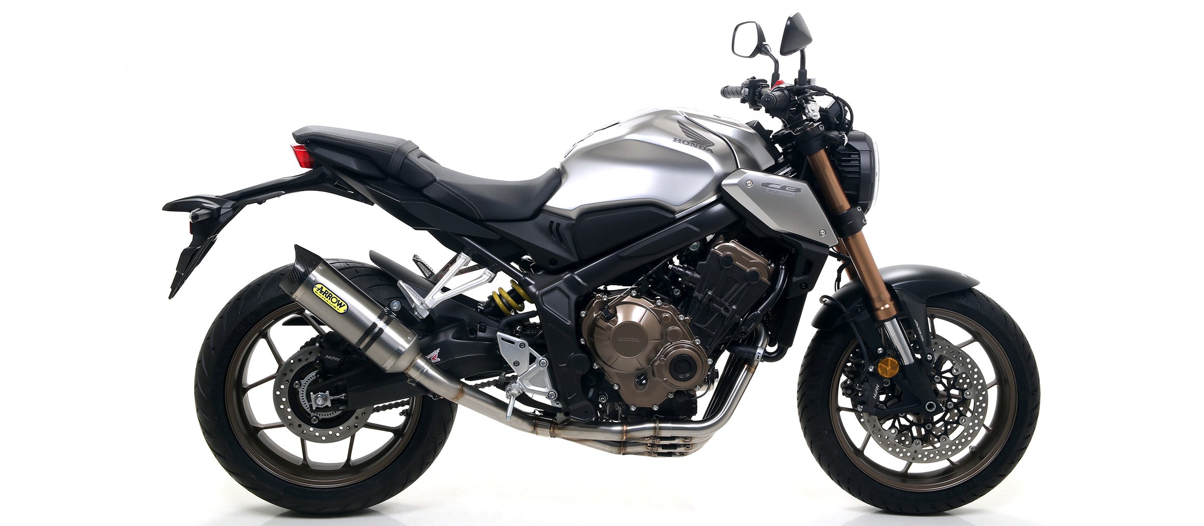 COMPLETE EXHAUST APPR. EC+ECE THUNDER TITANIUM-CARB ARROW HONDA CB 650 R 19-2021