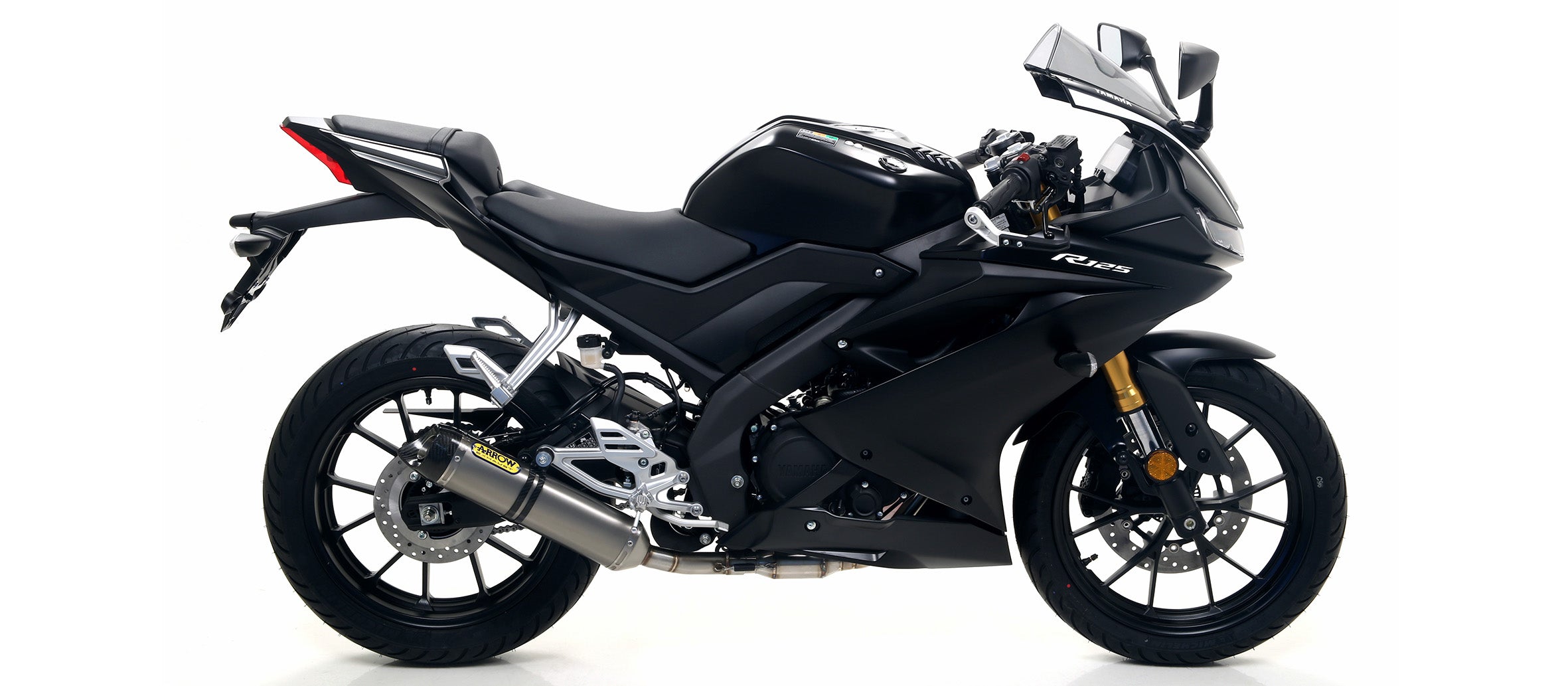 COMPLETE EXHAUST APP STREET THUNDER TIT-CARB ARROW YAMAHA YZF-R 125 19-20