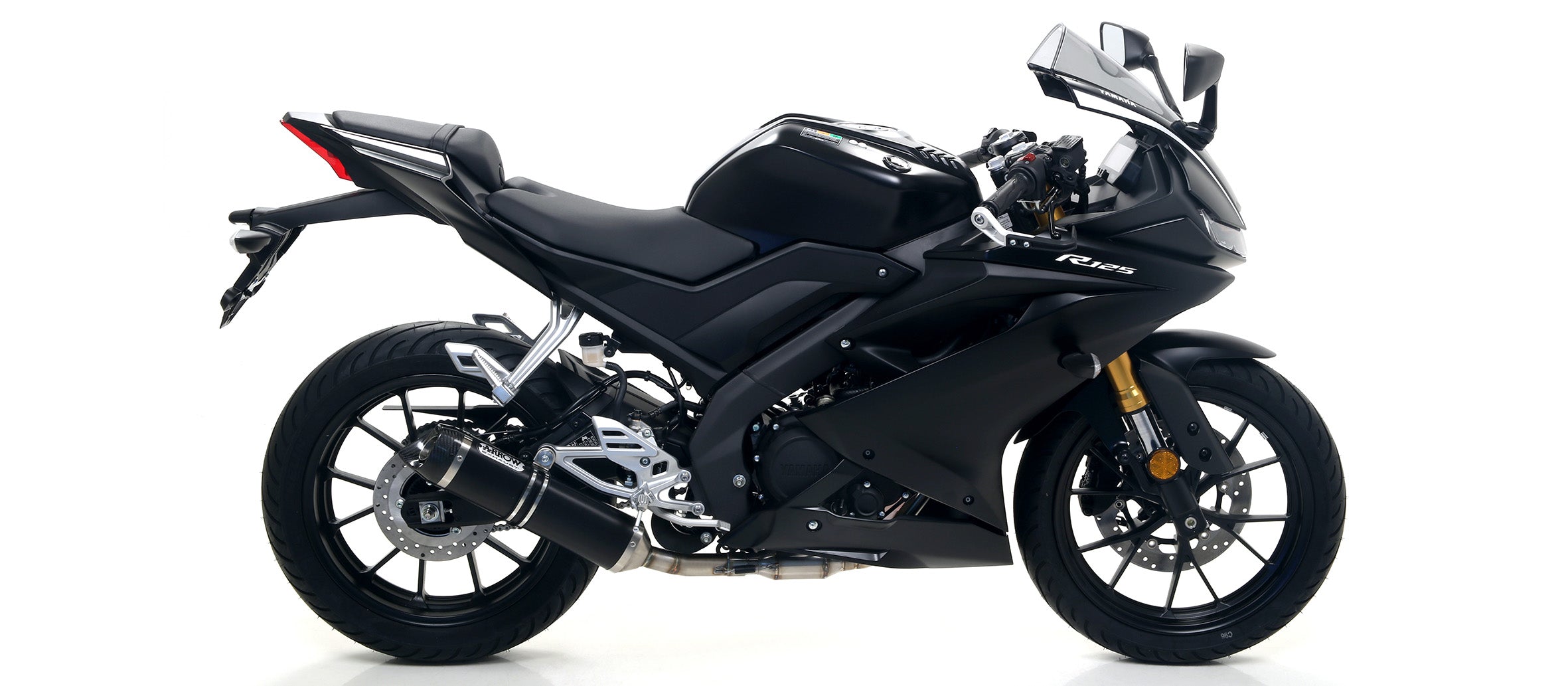 COMPLETE EXHAUST APP STREET THUNDER TIT-CARB ARROW YAMAHA YZF-R 125 19-20