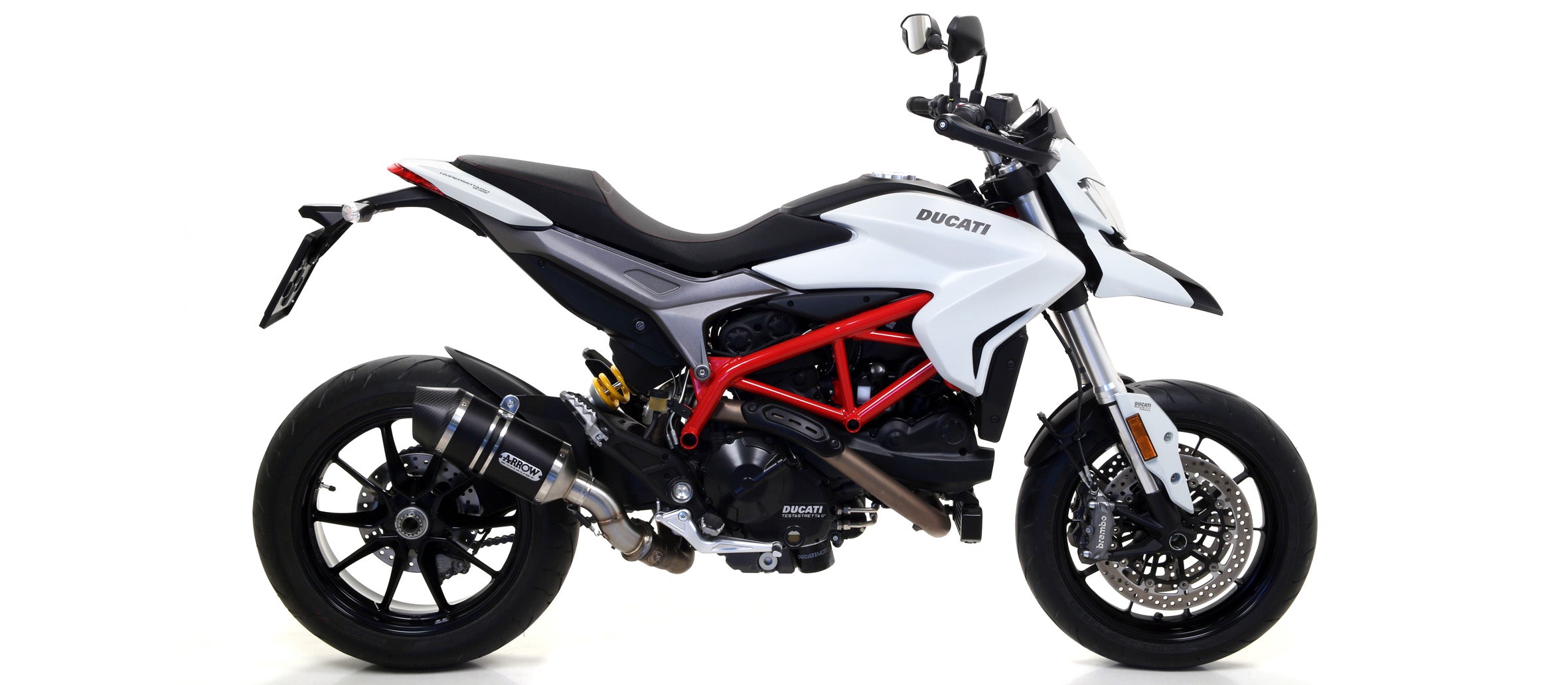 KIT SILENCER RACING  RACE-TECH TITANIUM-CARB ARROW DUCATI HYPERMOTARD 939 16-18