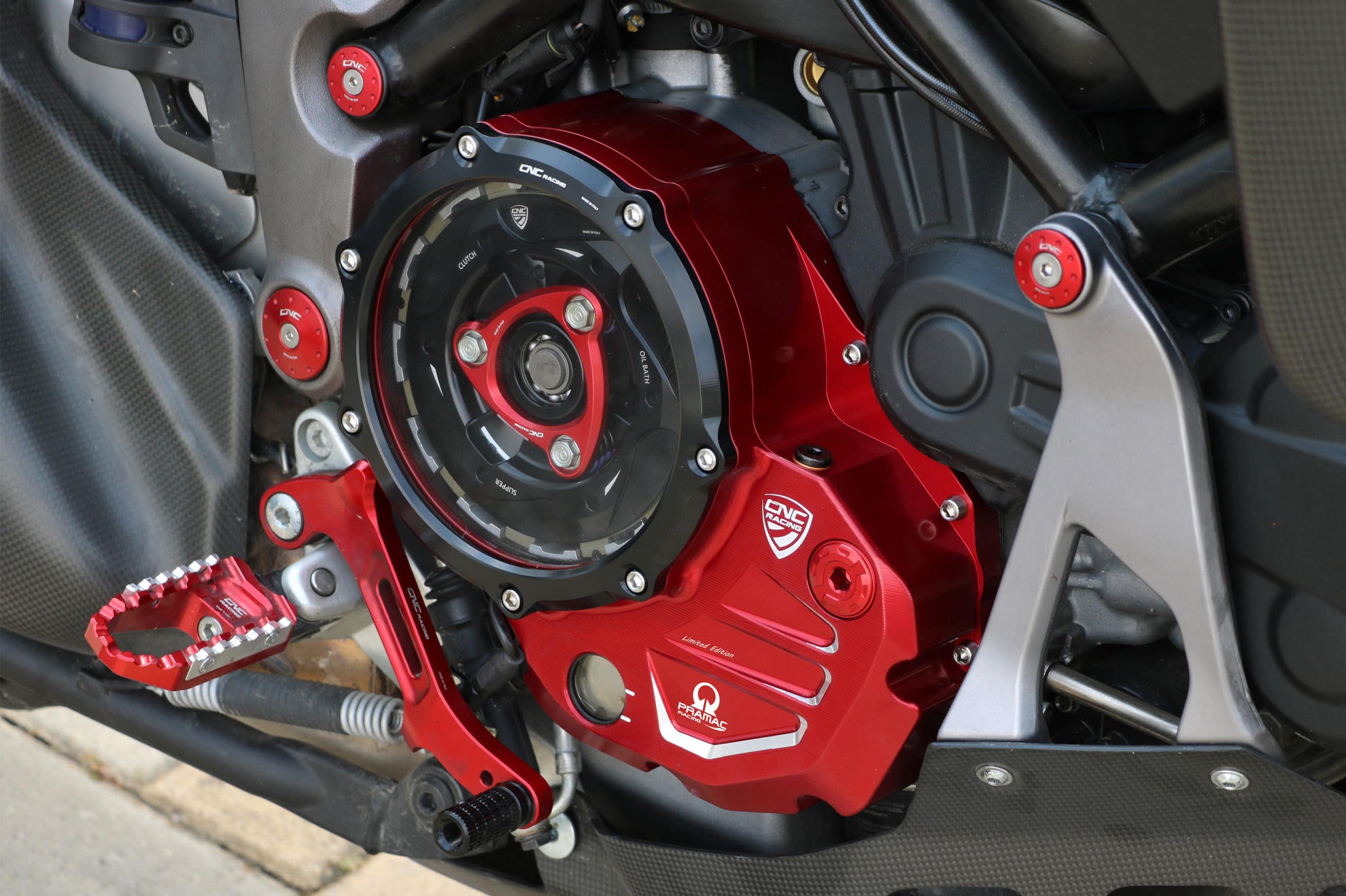 CARTER FRIZIONE PRAMAC CNC RACING DUCATI MULTISTRADA 1200 S PIKES PEAK