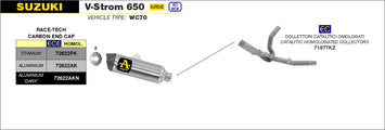 SCARICO COMPLETO ARROW OMOLOG. RACE-TECH TIT-CARB SUZUKI V-STROM 650 17-20
