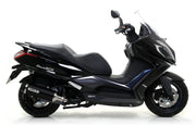 SCARICO COMPLETO OMOLOGATO E5+E9 ALLUMINIO NERO ARROW KYMCO DOWNTOWN 350 17-19