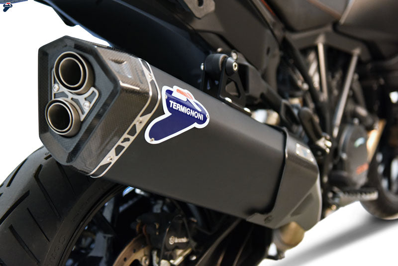 TERMINALE SCARICO TERMIGNONI TITANIO NERO OMOLOGATO KTM SUPER ADV 1290 2019 - 20
