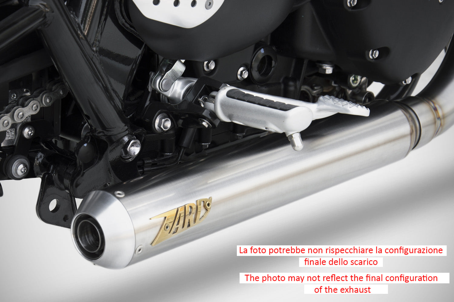 EXHAUST 2>1 ZARD STEEL CROSS RACING TRIUMPH SPEED TWIN 900 2021-23