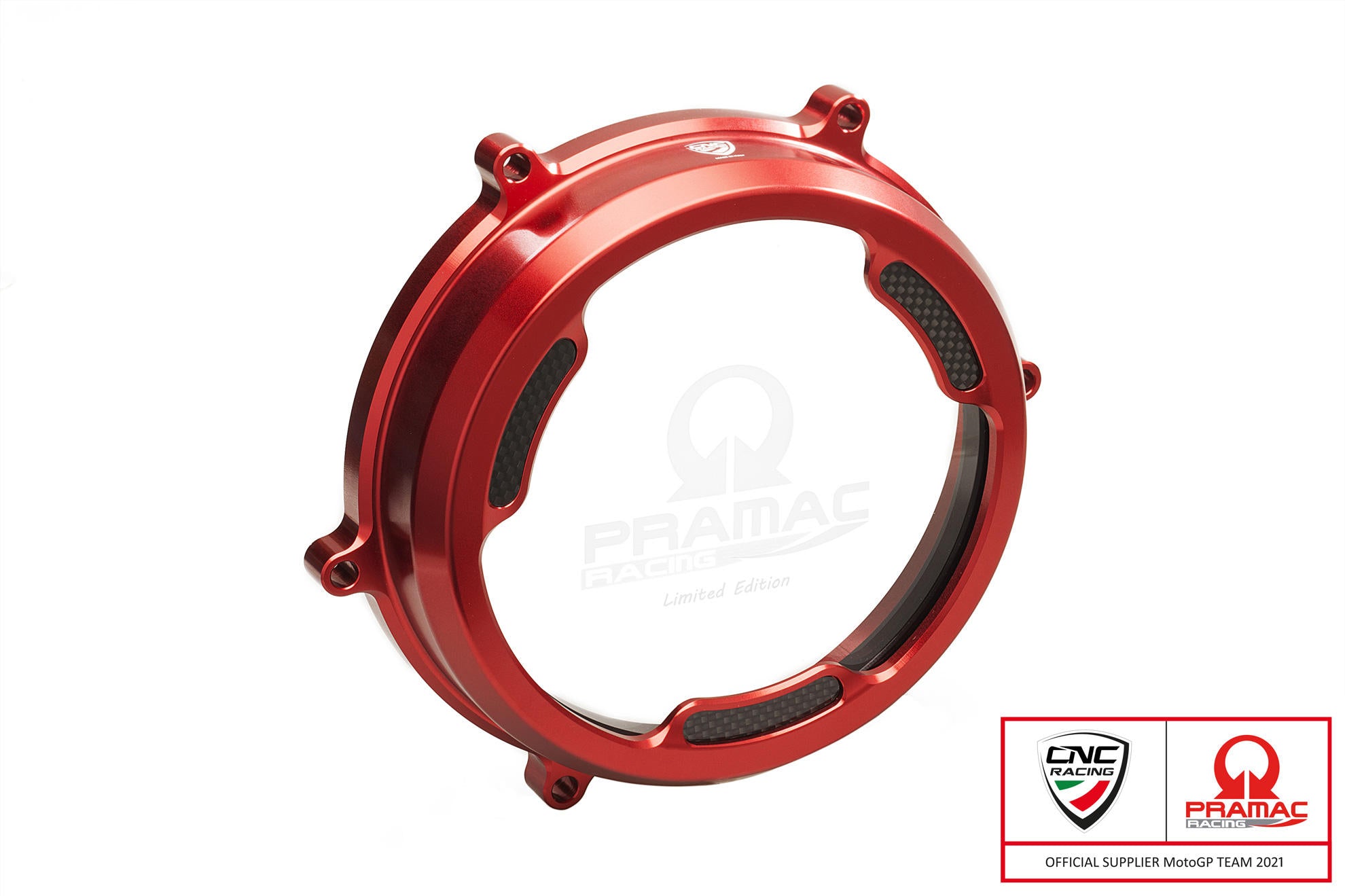 CARTER FRIZIONE TRASPARENTE CARBON PRAMAC CNC RACING DUCATI 1299 / S