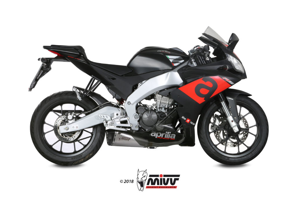 A.011.LDRX STAINLESS STEEL EXHAUST MIVV DELTA RACE APRILIA RS 125 2017 - 20