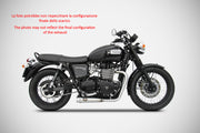 SCARICO COMPLETO BASSO ZARD INOX RACING TRIUMPH BONNEVILLE T100 2001-16