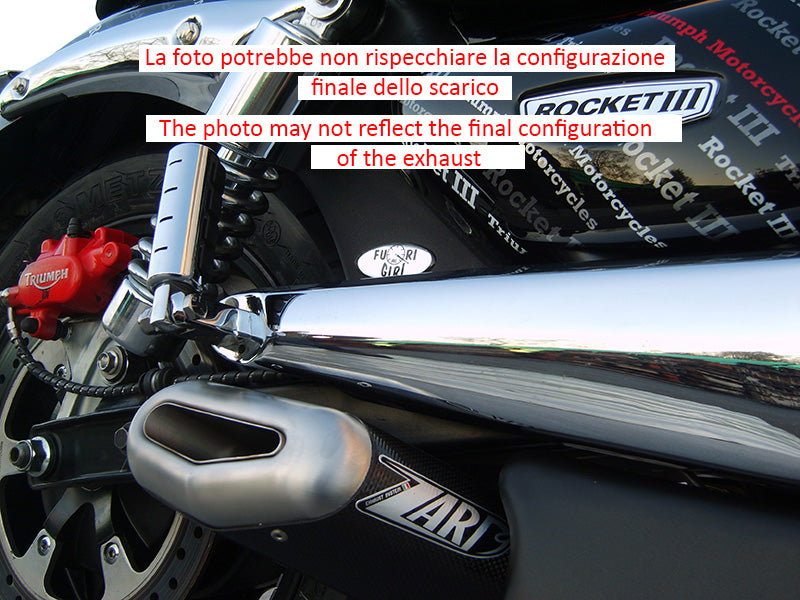 EXHAUST ZARD PENTA CARBON RACING TRIUMPH ROCKET III