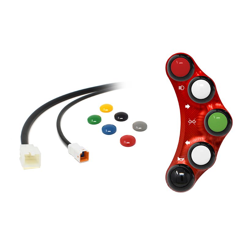 STREET VERSION LEFT HANDLEBAR SWITCH RED JETPRIME MV AGUSTA BRUTALE RED 2021