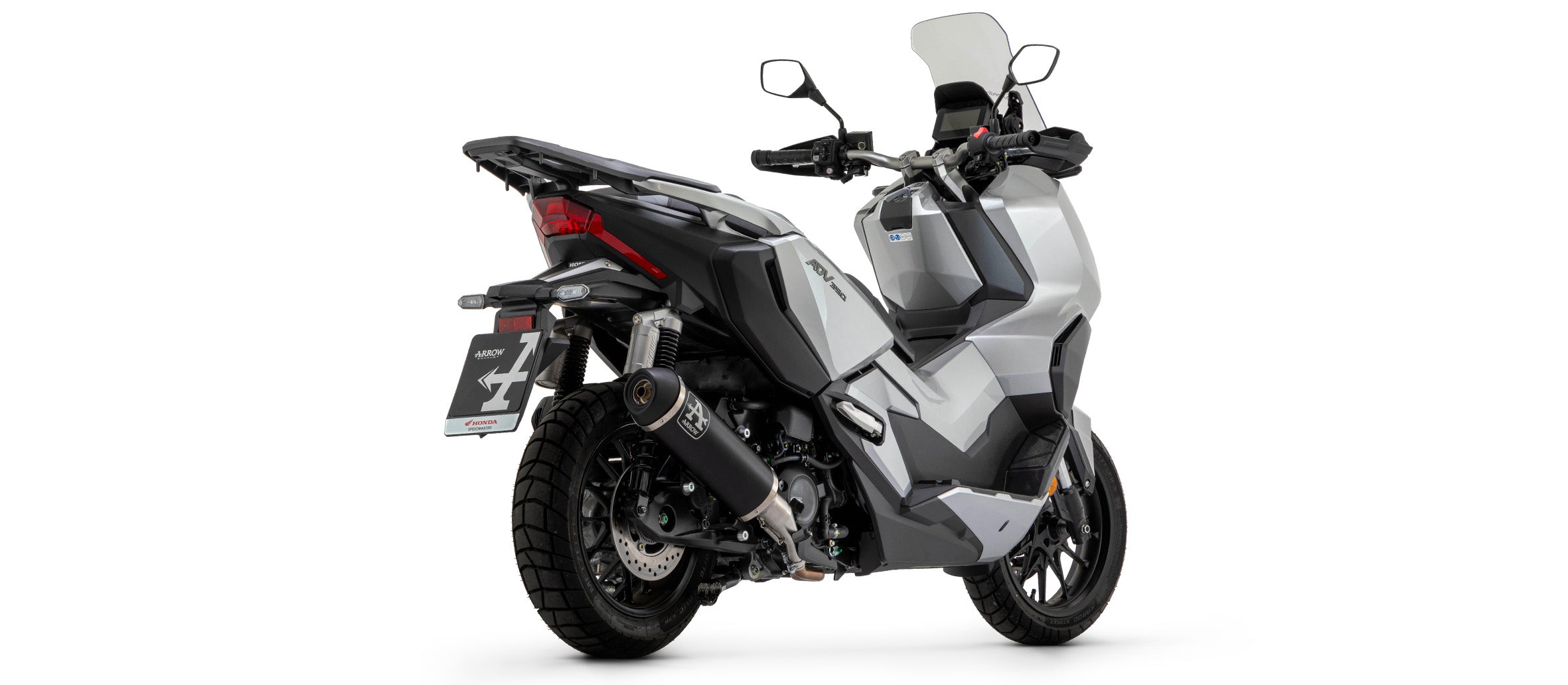 SILENCER APPROVED E9 URBAN ALUMINUM BLACK-INOX BLACK ARROW HONDA ADV 350 2022