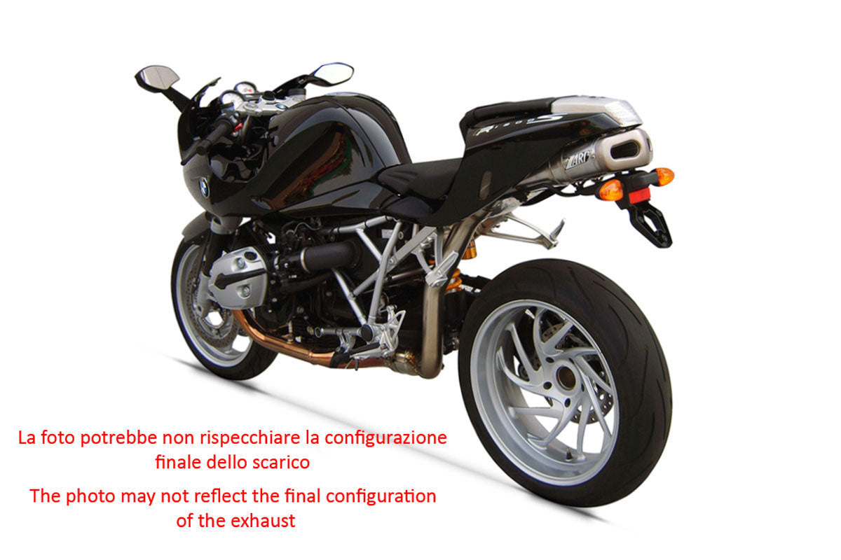 EXHAUST UNDERSEAT ZARD STEEL APPROVED BMW R 1200 S SINGLE SEAT 2006-08