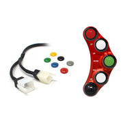 RACING LEFT HANDLEBAR SWITCH RED JETPRIME APRILIA RSV4 / R 2009 - 10