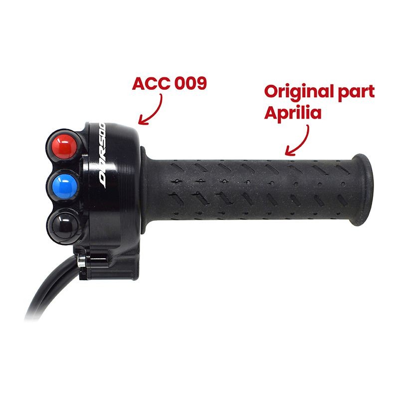 RIGHT SWITCH + GAS INTEGRATED CONTROLS JETPRIME APRILIA DORSODURO 900 2017 - 18