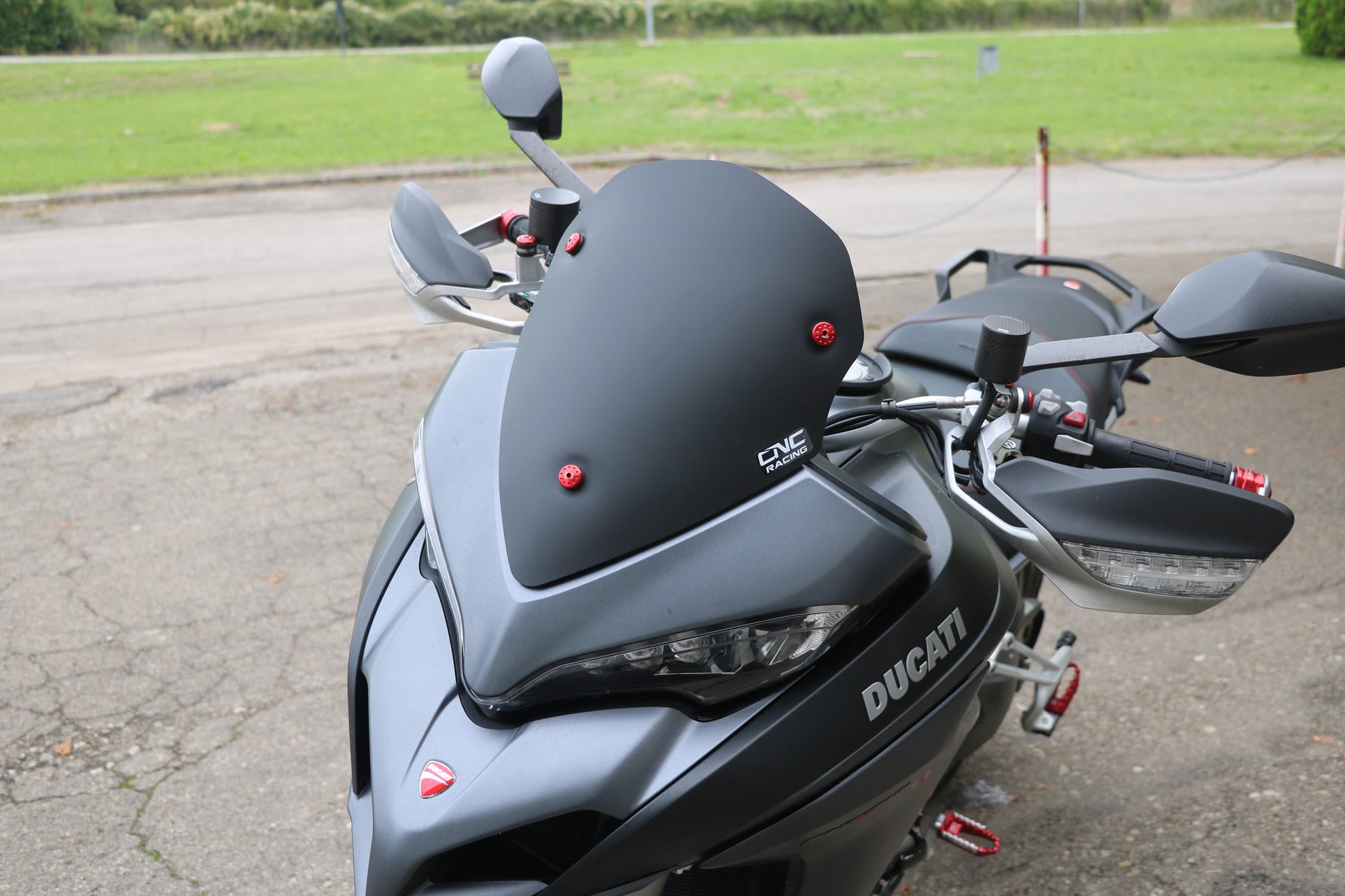 CUPOLINO TOURING SPORT NERO CNC RACING DUCATI MULTISTRADA 1200 / S 2015 - 17