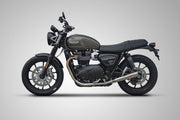 DOUBLE EXHAUST ZARD STEEL EURO5 TRIUMPH SPEED TWIN 900 2021-23