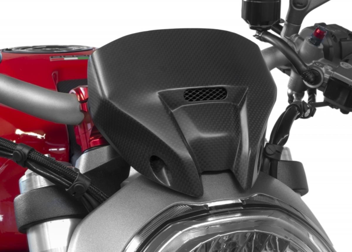 HEADLIGHT FAIRING COVER CARBON MATT CNC RACING DUCATI MONSTER 1200 / S 2014 - 16
