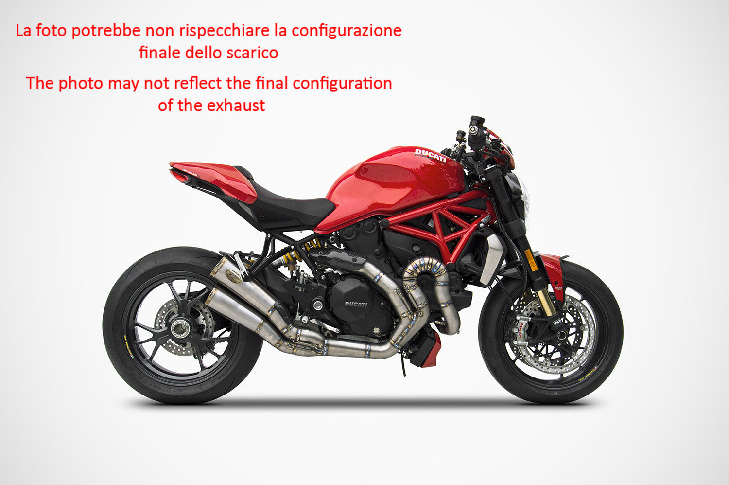 SCARICO COMPLETO ZARD FULL TITANIO RACING DUCATI MONSTER 1200 R 2013-16
