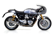 SILENCER PRO-RACING NICHROM (DX+SX)-CARB ARROW TRIUMPH THRUXTON 1200 R 2016-22