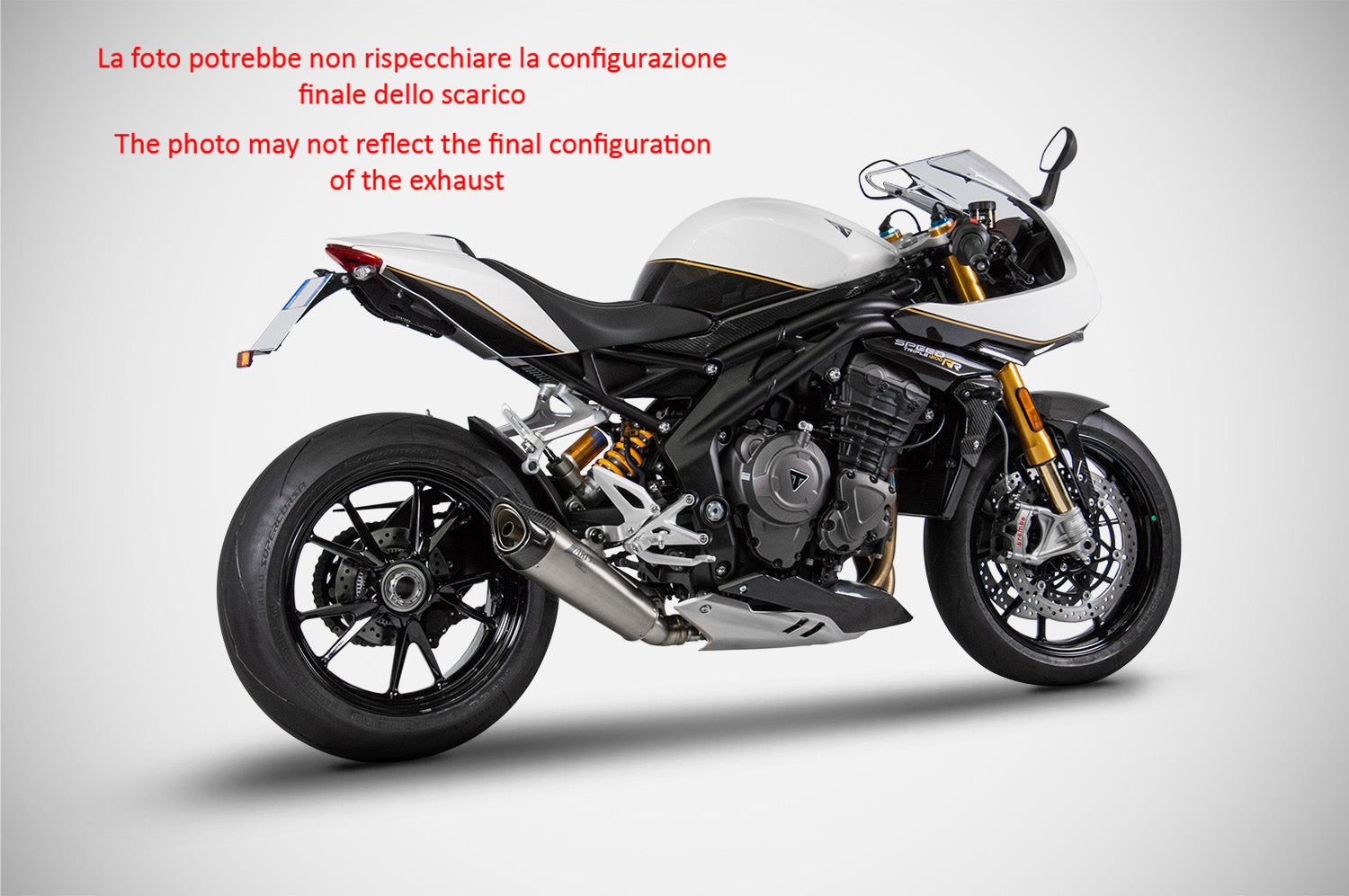 SILENCER EXHAUST RACING ZARD TITANIUM TRIUMPH SPEED TRIPLE 1200 RS/RR 2021-23