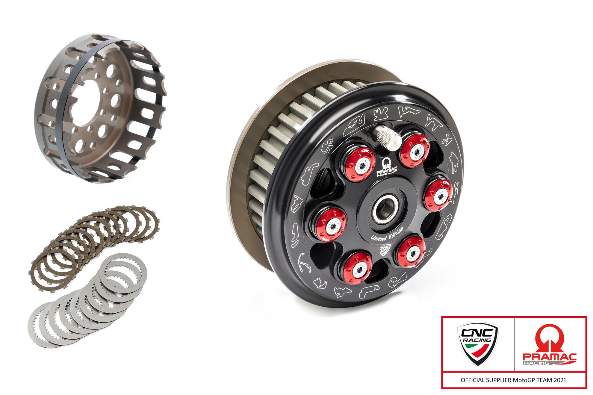 SLIPPER CLUTCH PRAMAC KIT 12 TEETH ORGANIC DUCATI HYPERMOTARD 1100 EVO SP