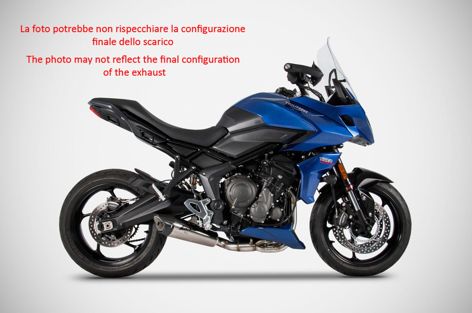 COMPLETE EXHAUST ZARD STEEL APPROVED EURO5 TRIUMPH TIGER SPORT 660 2021-23