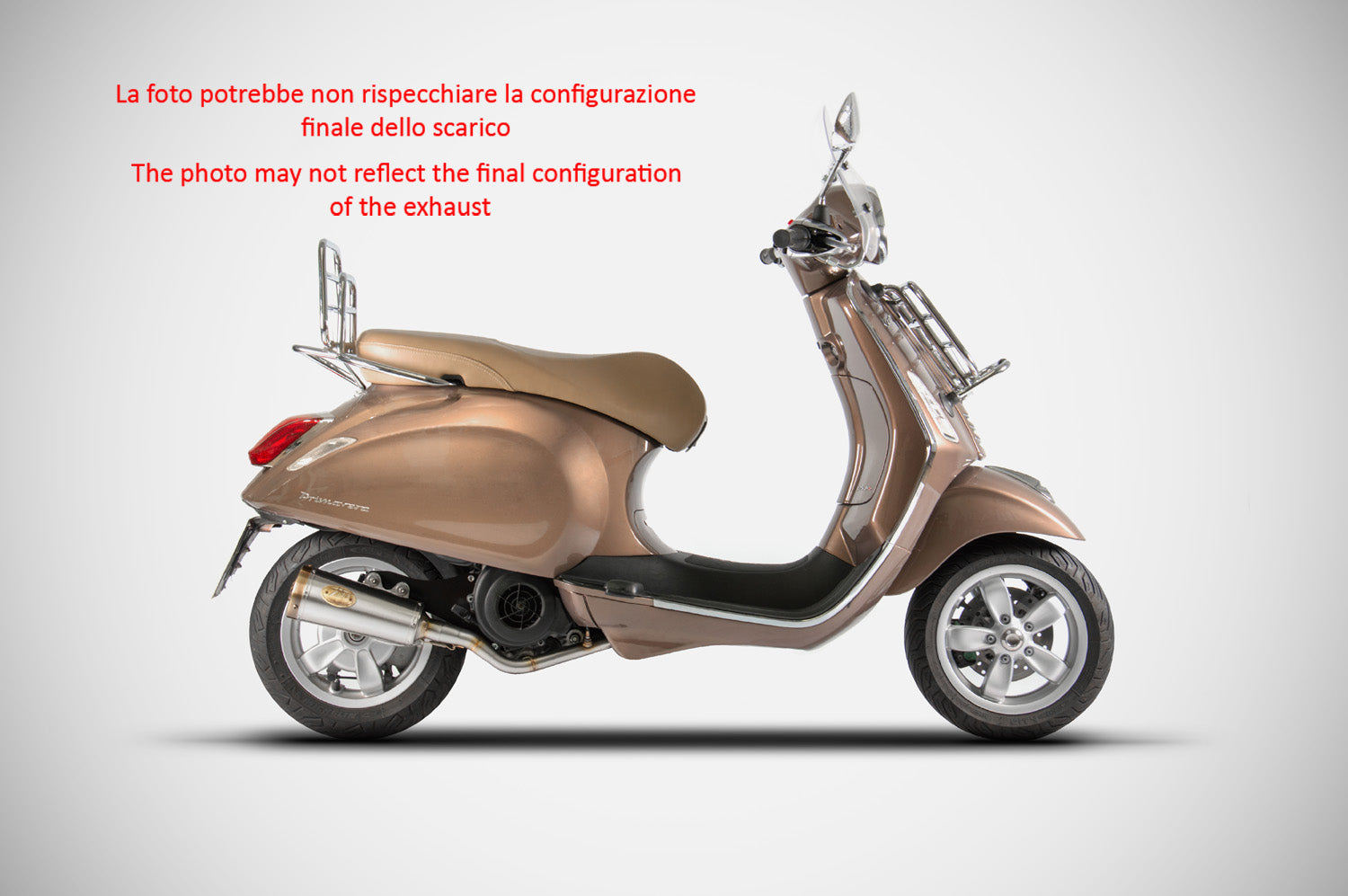 COMPLETE EXHAUST ZARD INOX RACING PIAGGIO VESPA 125 SPRINT 2020-23