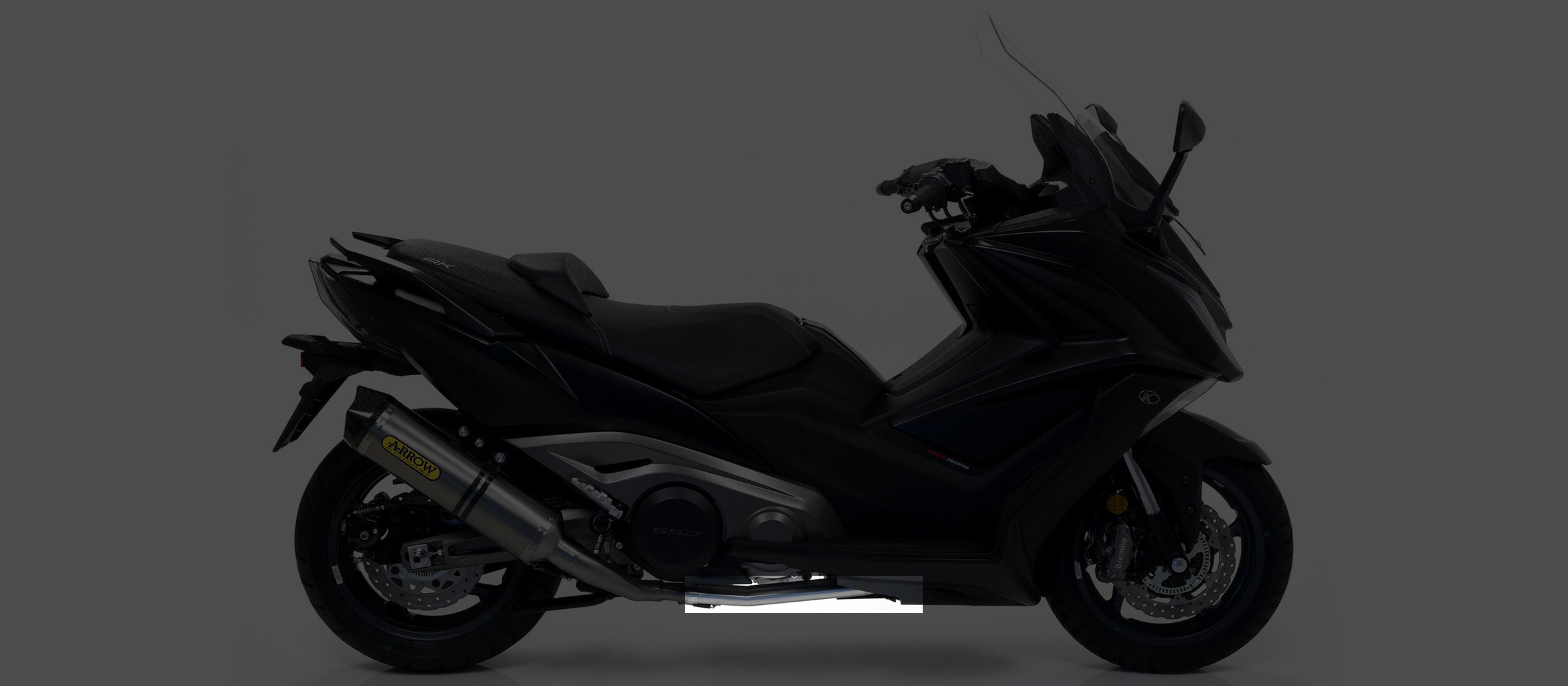 COLLETTORE IN ALLUMINIO ARROW KYMCO AK 550 2017-20