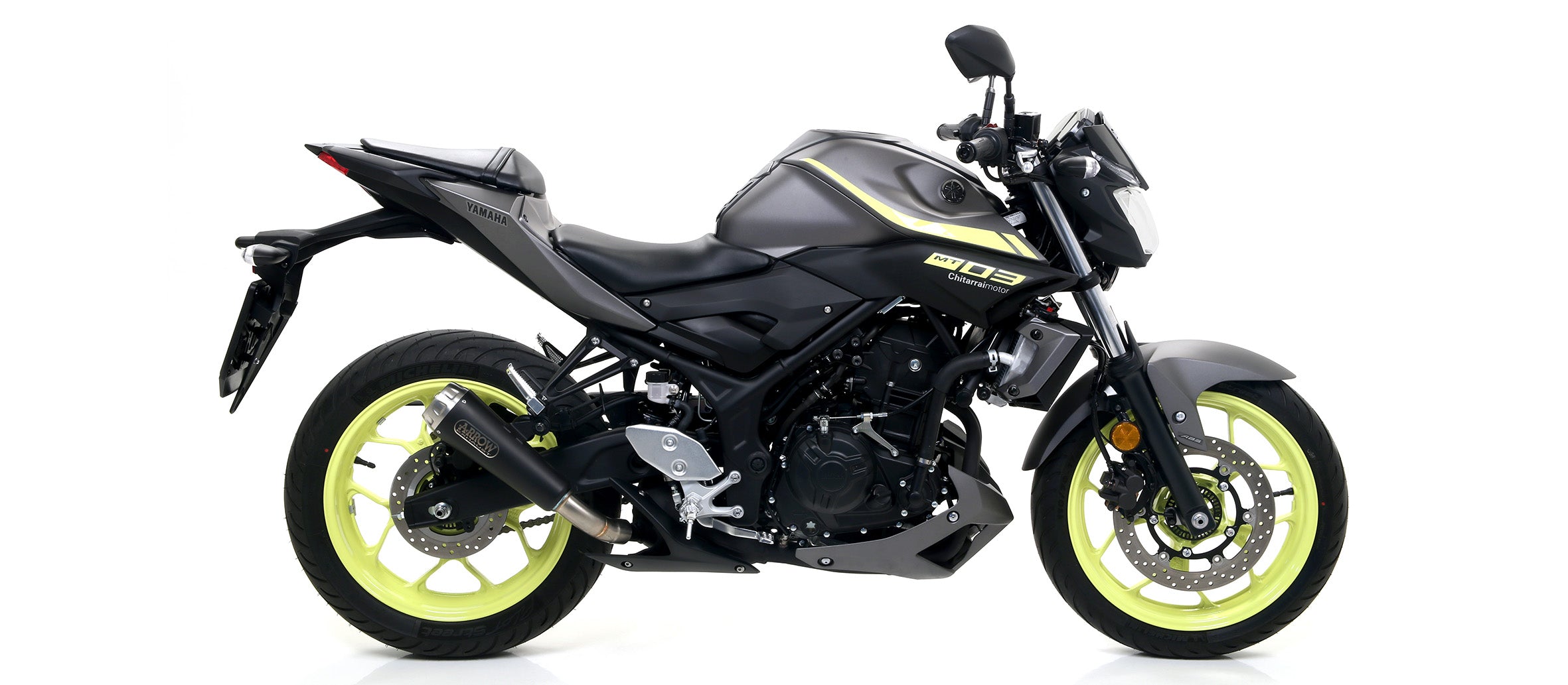 SILENCER PRO-RACE NICHROM ARROW YAMAHA MT-03 2016-19