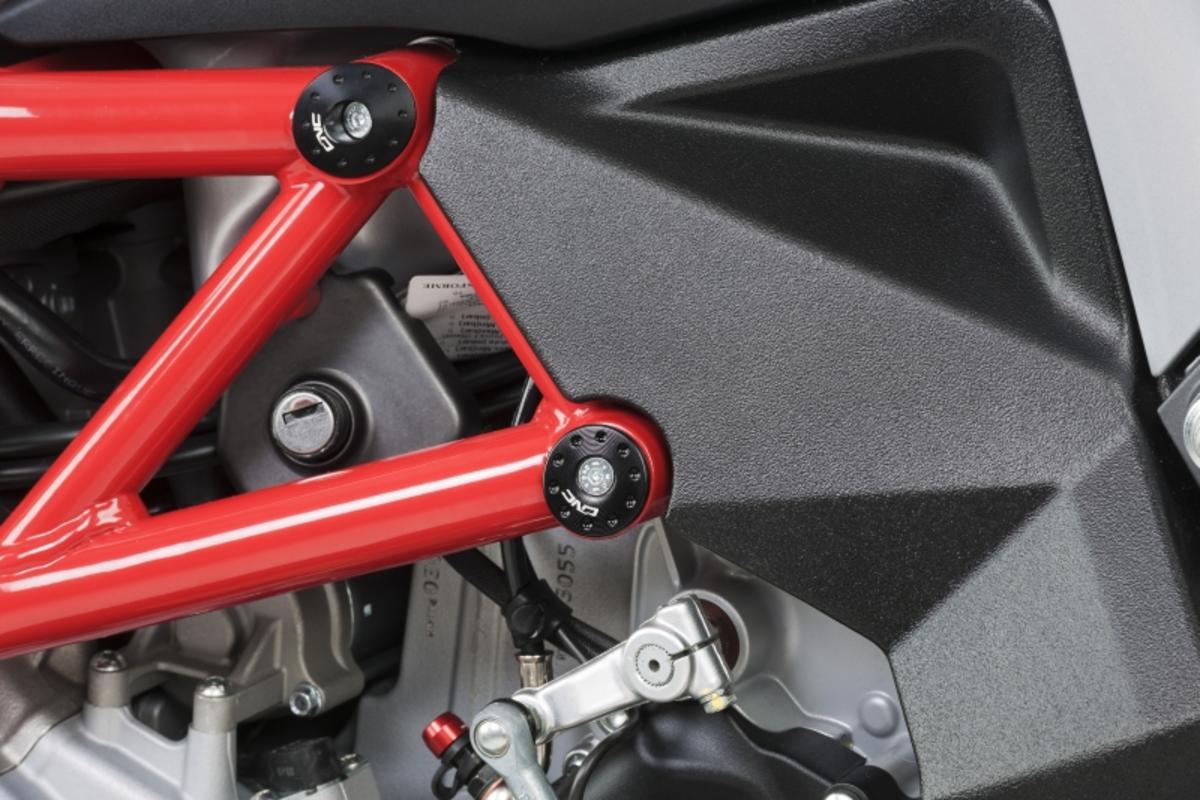 Frame cap sets CNC RACING MV AGUSTA TURISMO VELOCE 800 ROSSO 2020