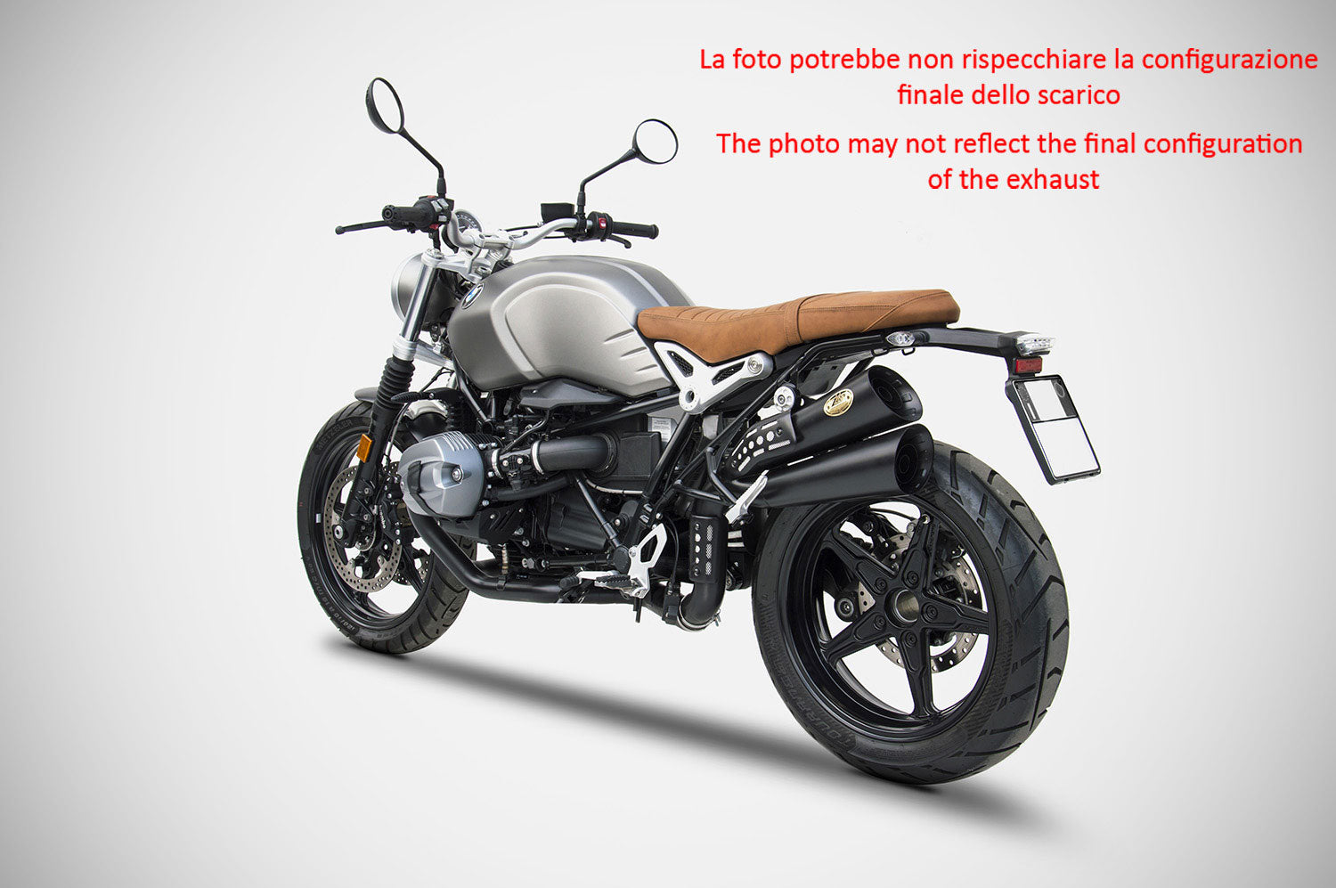 TERMINALE SCARICO ZARD HIGH SHORT OMOLOGATO E4 INOX BMW R NineT URBAN GS 2017-20