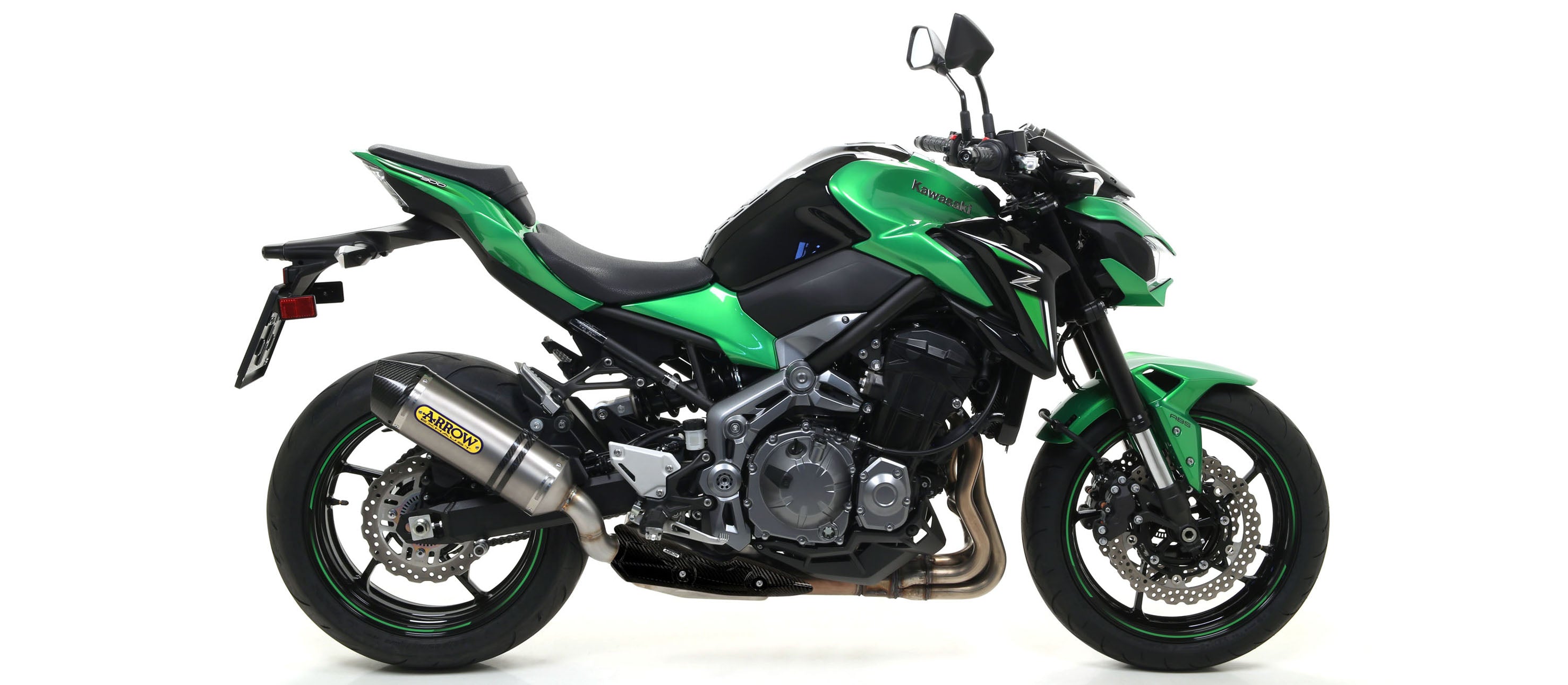 SCARICO MARMITTA RACE-TECH TITANIO-CARBONIO ARROW KAWASAKI Z 900 2017-19