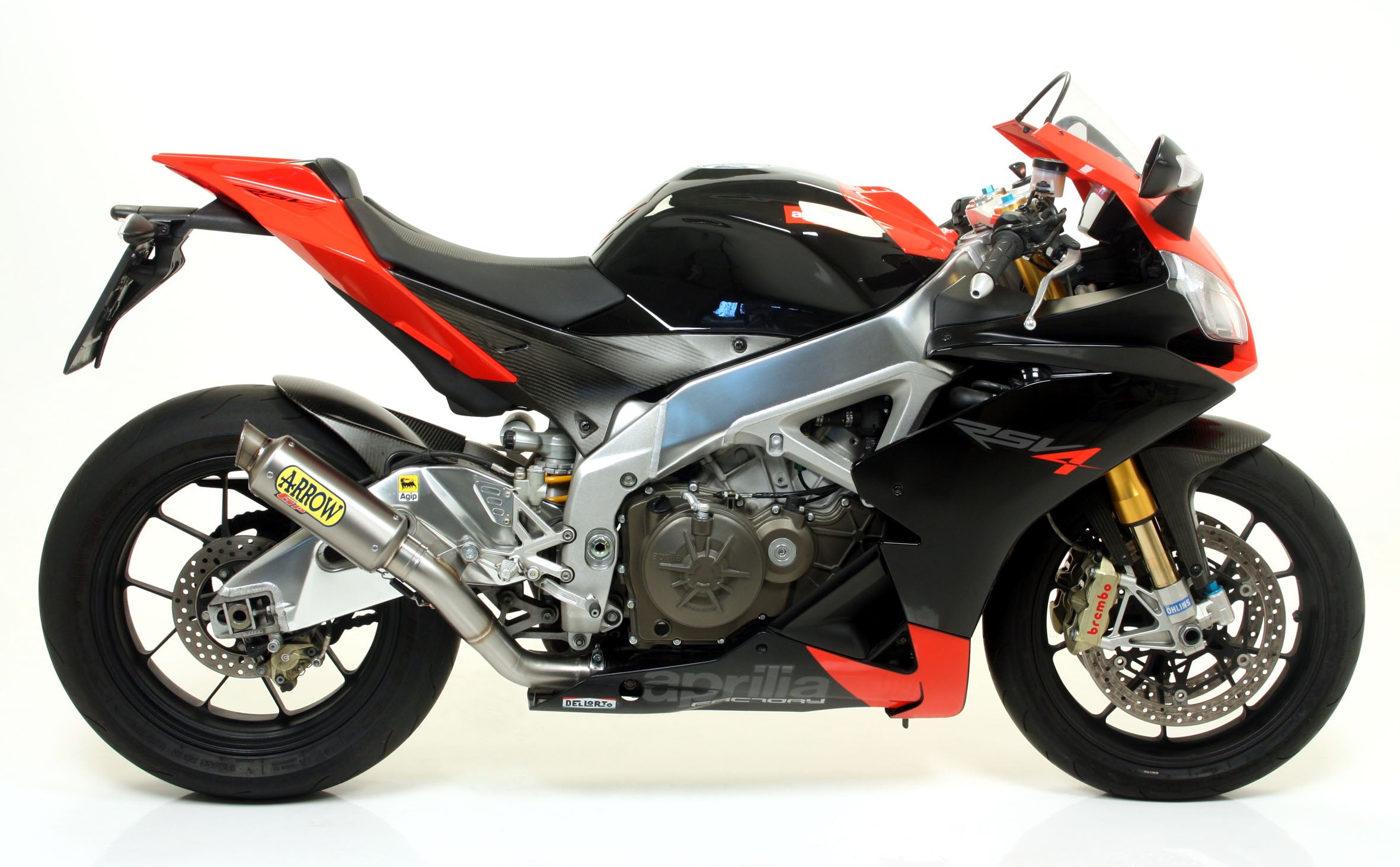 KIT TERMINALE GP2 FULL TITANIO ARROW APRILIA RSV 4 09-15
