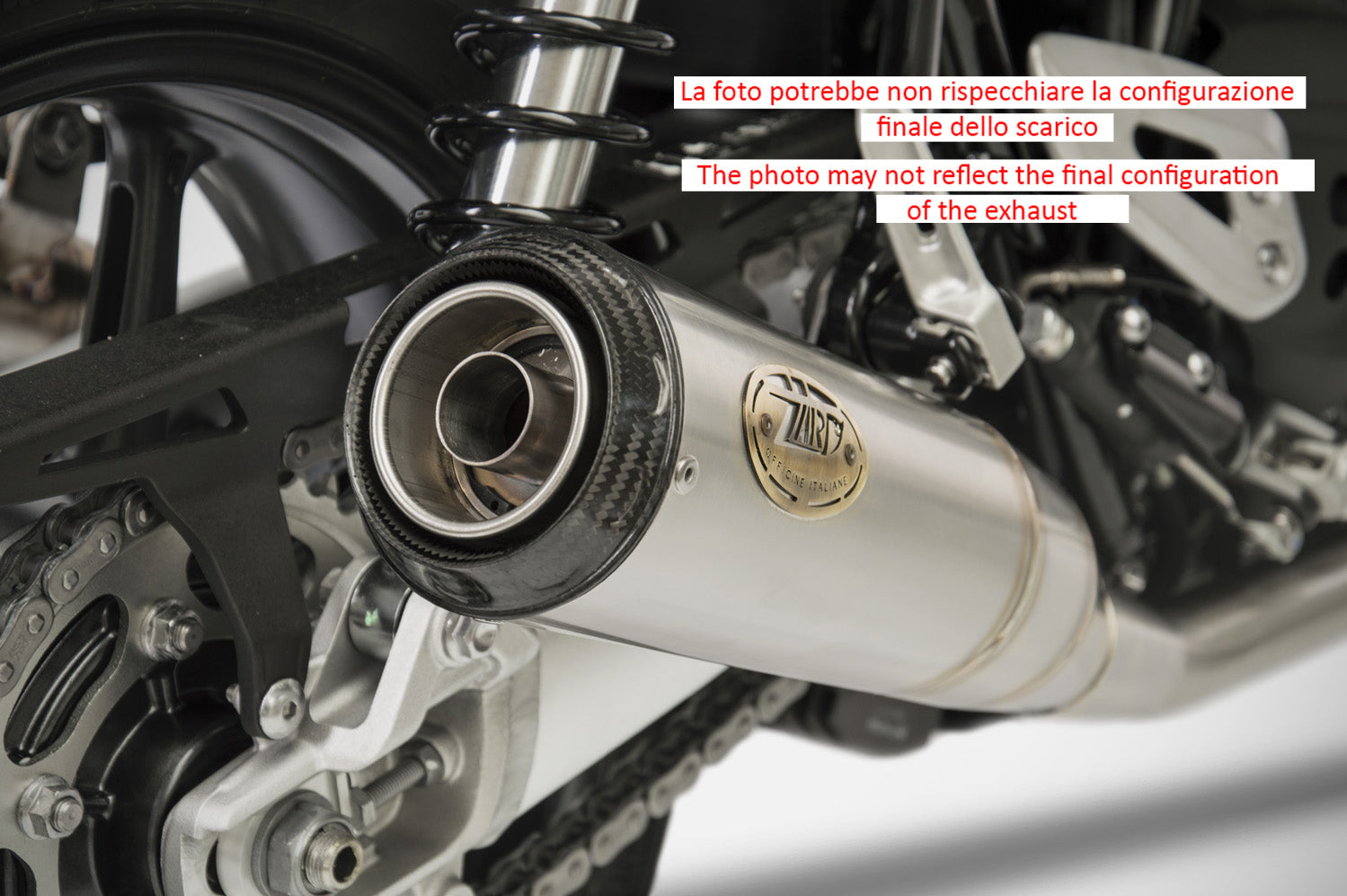 DOUBLE SILENCER EXHAUST ZARD STEEL SP RACING TRIUMPH SPEED TWIN 1200 2019-23
