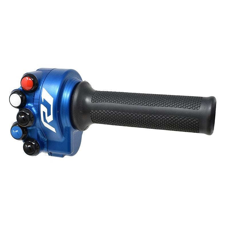 RIGHT SWITCH + GAS INTEGRATED CONTROLS BLUE JETPRIME YAMAHA YZF R1 2020>