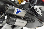 TERMINALE SCARICO OMOLGATO  FULL TITANIO TERMIGNONI DUCATI MULTISTRADA V4 2021 - 22 EURO5