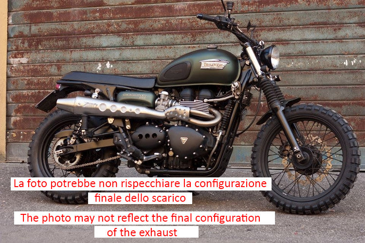 SCARICO COMPLETO ZARD INOX ALTO RACING TRIUMPH SCRAMBLER 900 2001-16