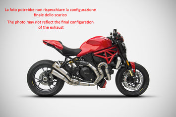 ZARD FULL EXHAUST SYSTEM ALUMINIUM RACING DUCATI MONSTER 1200 S 2017-18