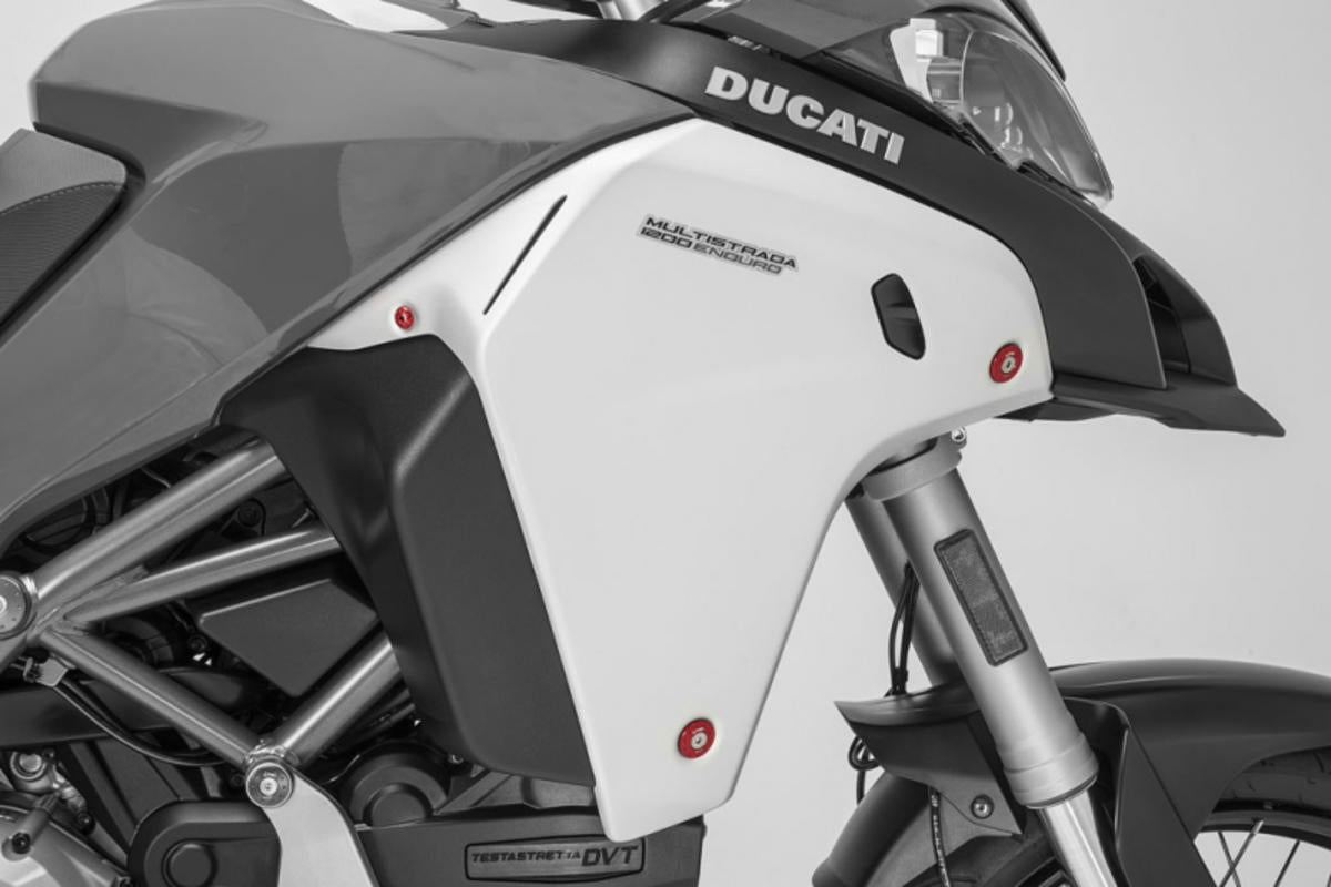 Radiator cover cap set CNC RACING DUCATI MULTISTRADA 1200/1260 ENDURO