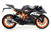 SCARICO MARMITTA OMOLOGATO THUNDER TITANIO-CARBONIO ARROW KTM RC 125 2015-16