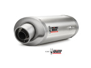 UK.013.LX2 STAINLESS STEEL UNDER-SEAT EXHAUST MIVV OVAL KAWASAKI ZX6R 2005 - 06
