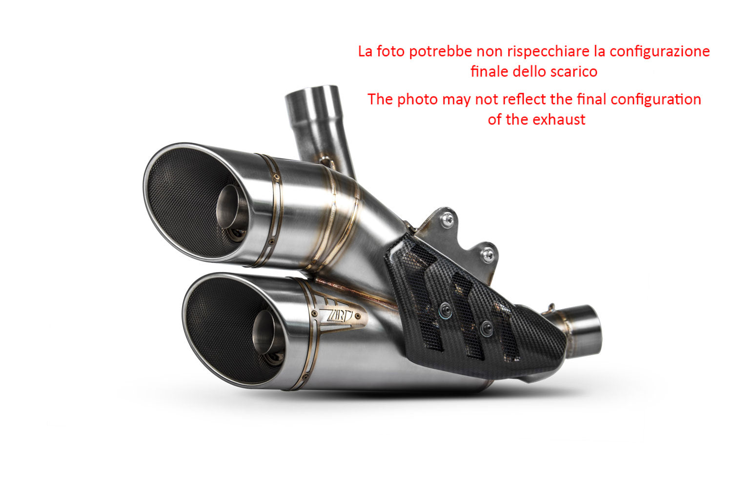 EXHAUST ZARD STAINLESS STEEL APPROVED EURO5 DUCATI DIAVEL 1260 2021-23