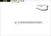 HEADERS RACING INTERCHANGEABLE WITH THE ORIGINALS ARROW BMW S 1000 R 2021-22