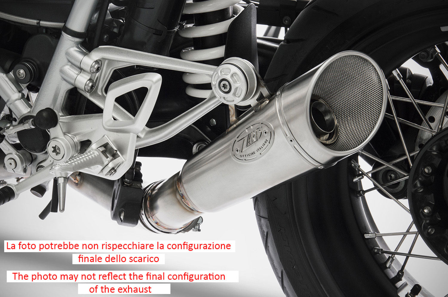 SILENZIATORE ZARD GP RACING INOX BMW R NineT URBAN GS 2017-19