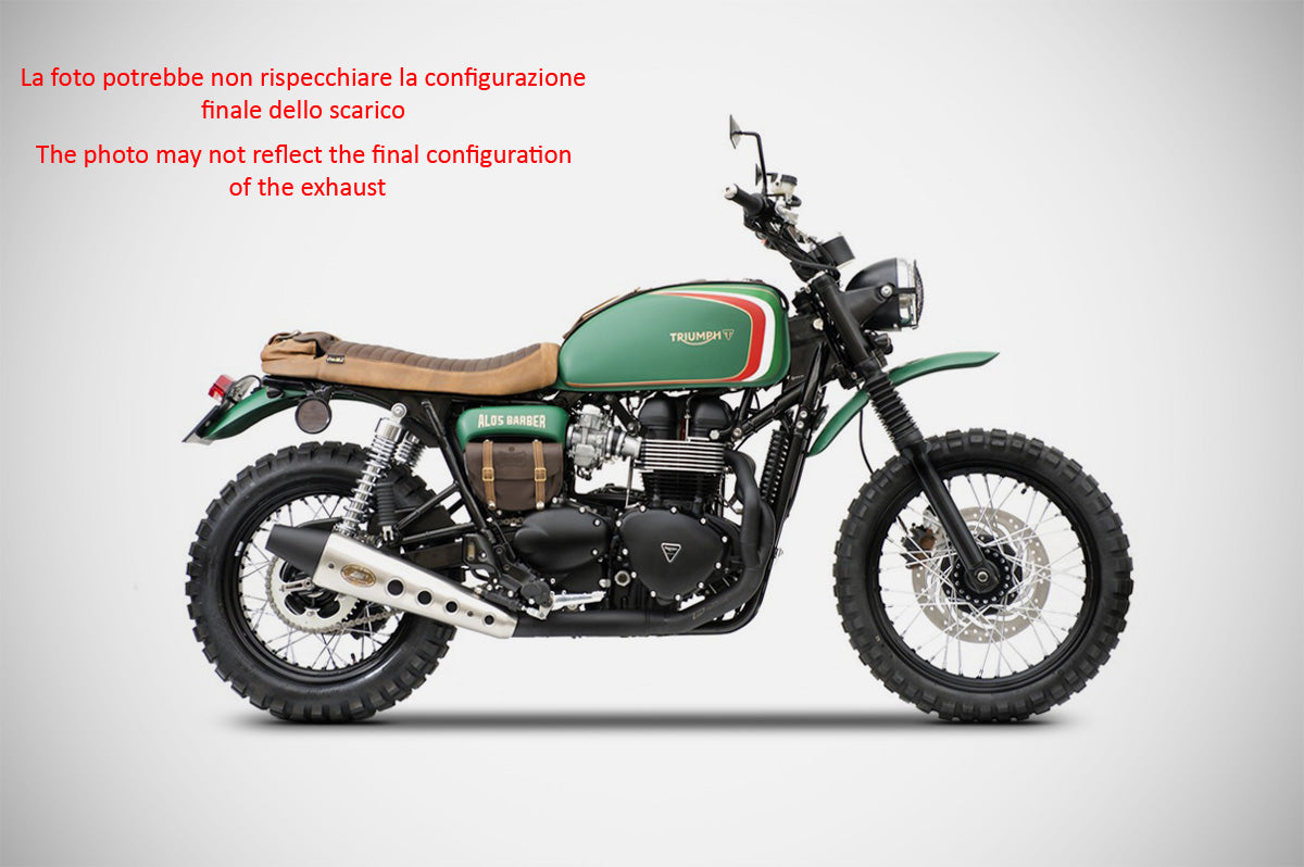 EXHAUST ZARD STEEL RACING TRIUMPH SPEED TRIPLE 1050 2011-13
