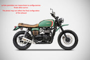 EXHAUST ZARD STEEL RACING TRIUMPH SPEED TRIPLE 1050 2011-13