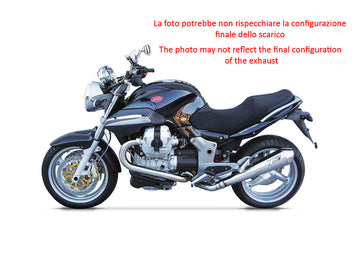 ZARD SLIP-ON CONICAL STAINLESS STEEL HOMOLOGATED MOTO GUZZI NORGE 2011-16