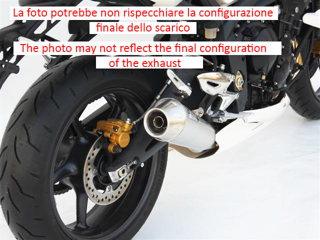 EXHAUST ZARD STEEL CONICAL RACING TRIUMPH STREET TRIPLE 675 2007-12