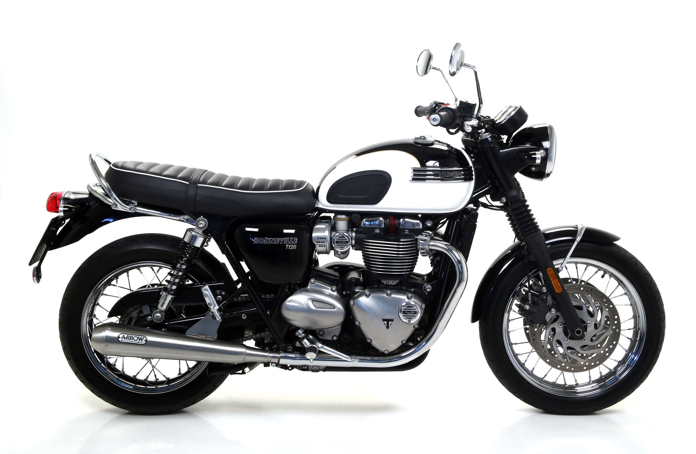 SILENCER PRO-RACING NICHROM (DX+SX) ARROW TRIUMPH BONNEVILLE T120 2016-19